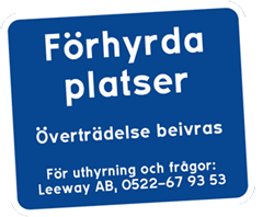 Hyr parkering av Leeway